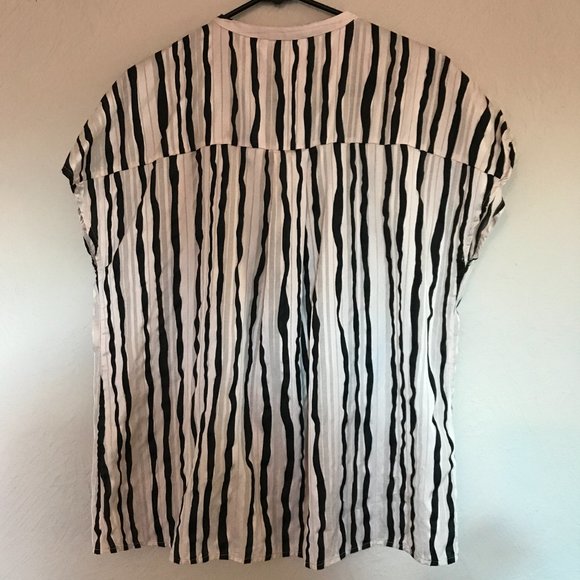 Mango Oversize striped shirt - Picture 4 of 4